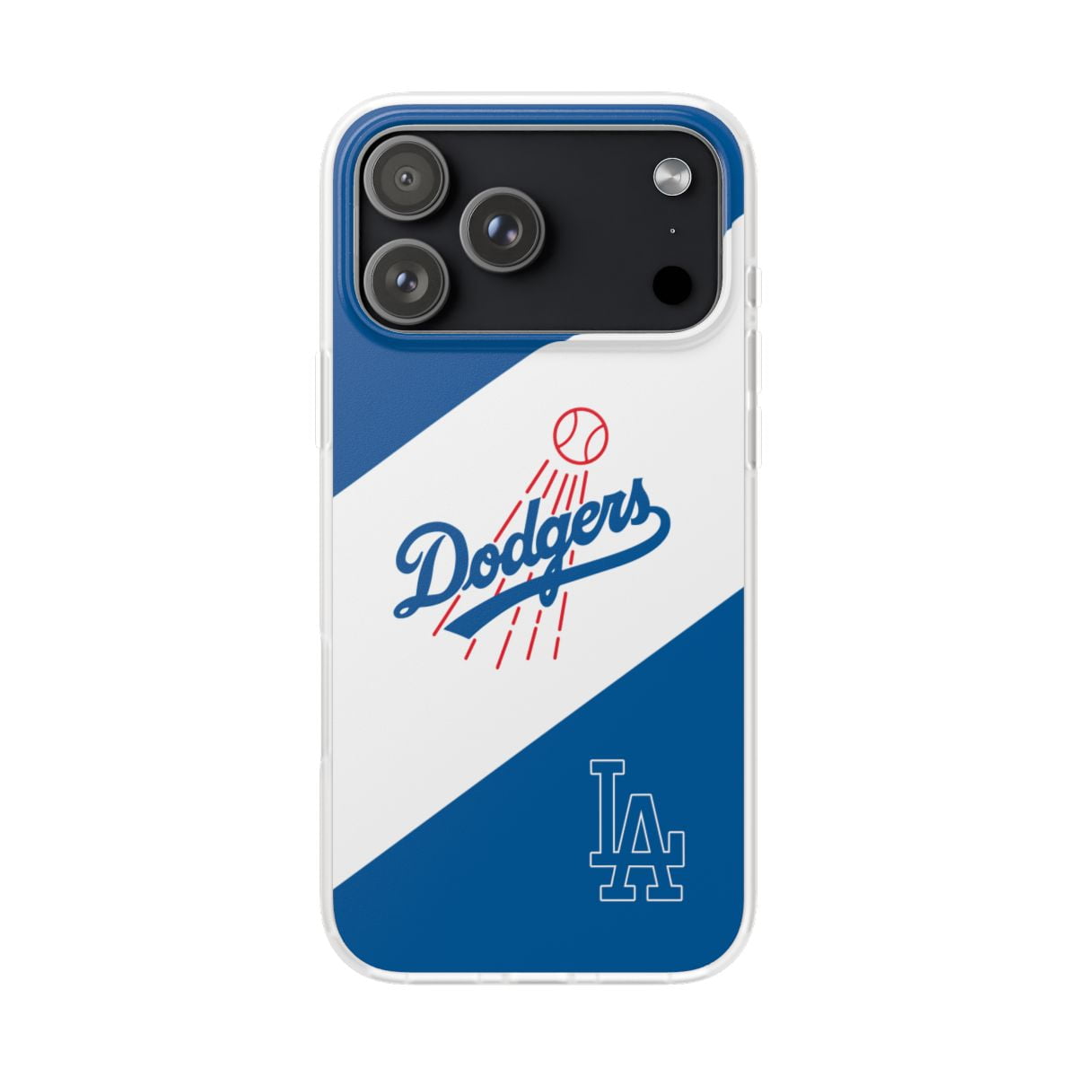 iPhone Flexible Case Dodgers Logo Los Angeles American Baseball Sports Fan - iPhone 17 Pro Max