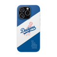 thumbnail image 1 of iPhone Flexible Case Dodgers Logo Los Angeles American Baseball Sports Fan - iPhone 15 Pro, 1 of 6