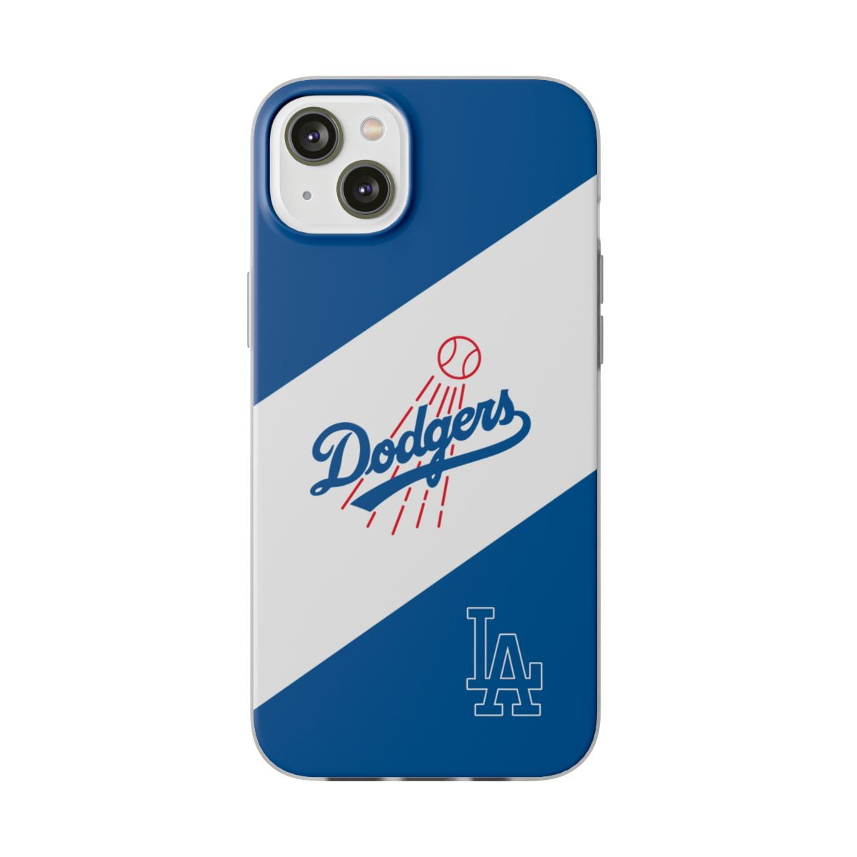iPhone Flexible Case Dodgers Logo Los Angeles American Baseball