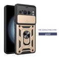 thumbnail image 1 of for Google Pixel 8 Pro Case, with Ring Kickstand and Camera Protection,Heavy Duty Protective Shockproof Protective Rubber PC Phone Back Cover for Google Pixel 8 Pro - Gold, 1 of 9