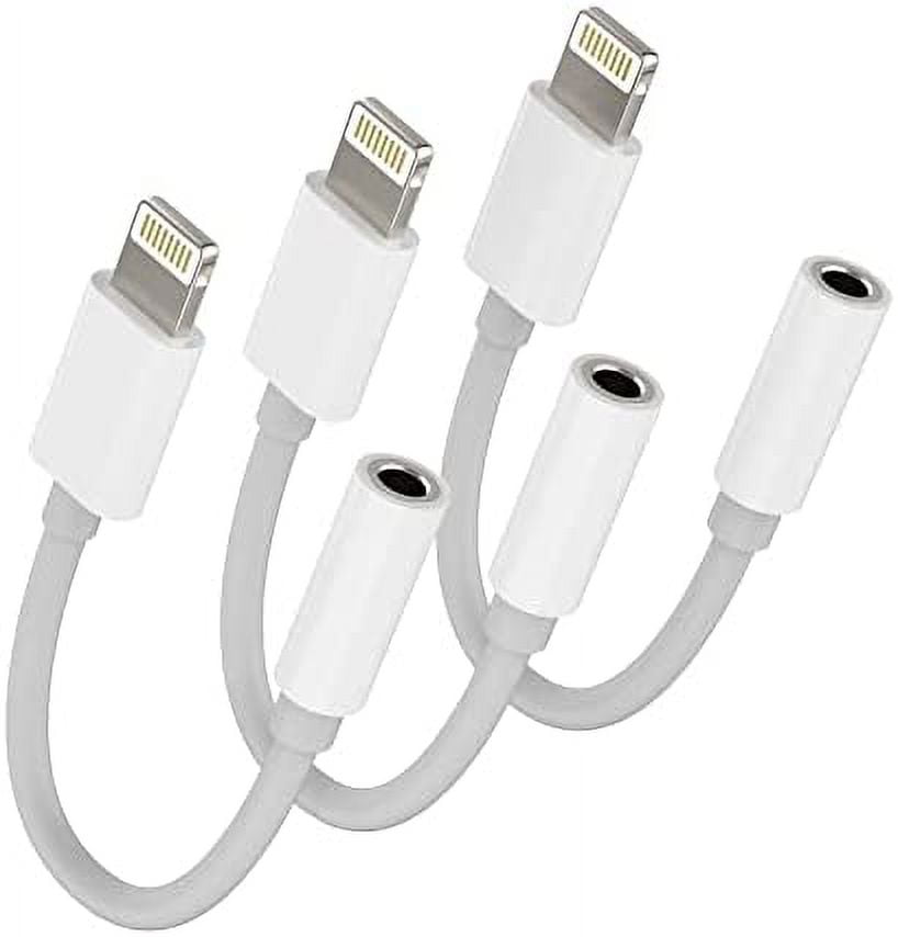 esbeecables Aux Cable for iPhone, 2 in 1 USB C& Lightning to 3.5mm AUX  Audio Cable Suitable for Apple Android Car Headset Multi Function Audio