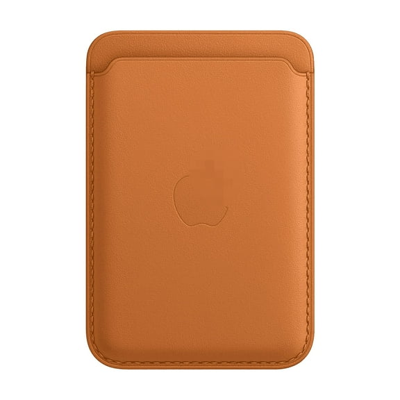 Leather Wallet with MagSafe Applicable to multiple models-Golden Brown