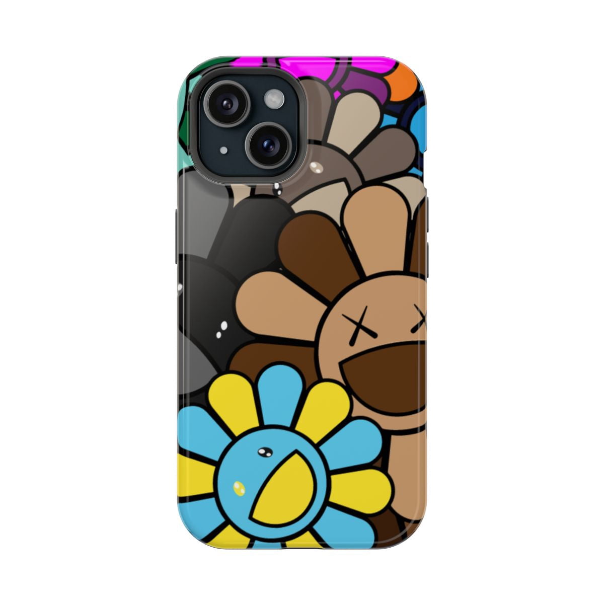 iPhone 17ProMax Takashi Murakami 花デザイン iPhone MagSafe Case - Takashi Japanese Flower Murakami Artist