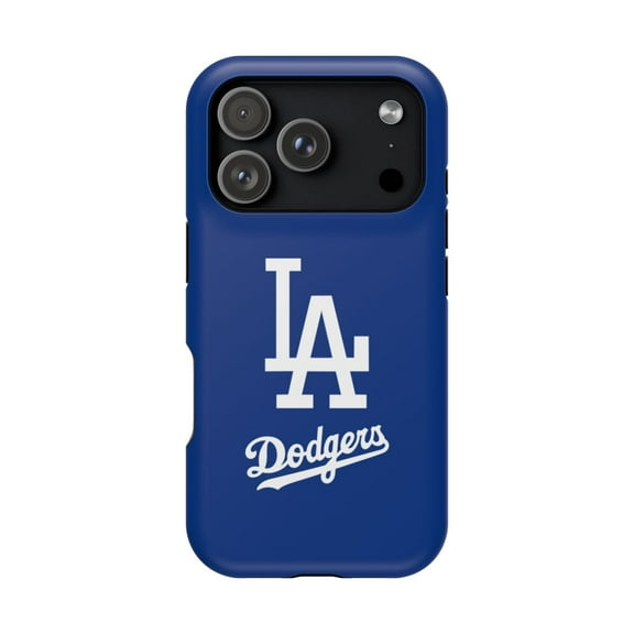 iPhone MagSafe Tough Case - Dodgers Logo Los Angeles American Baseball Blue - iPhone 17 Pro / Matte
