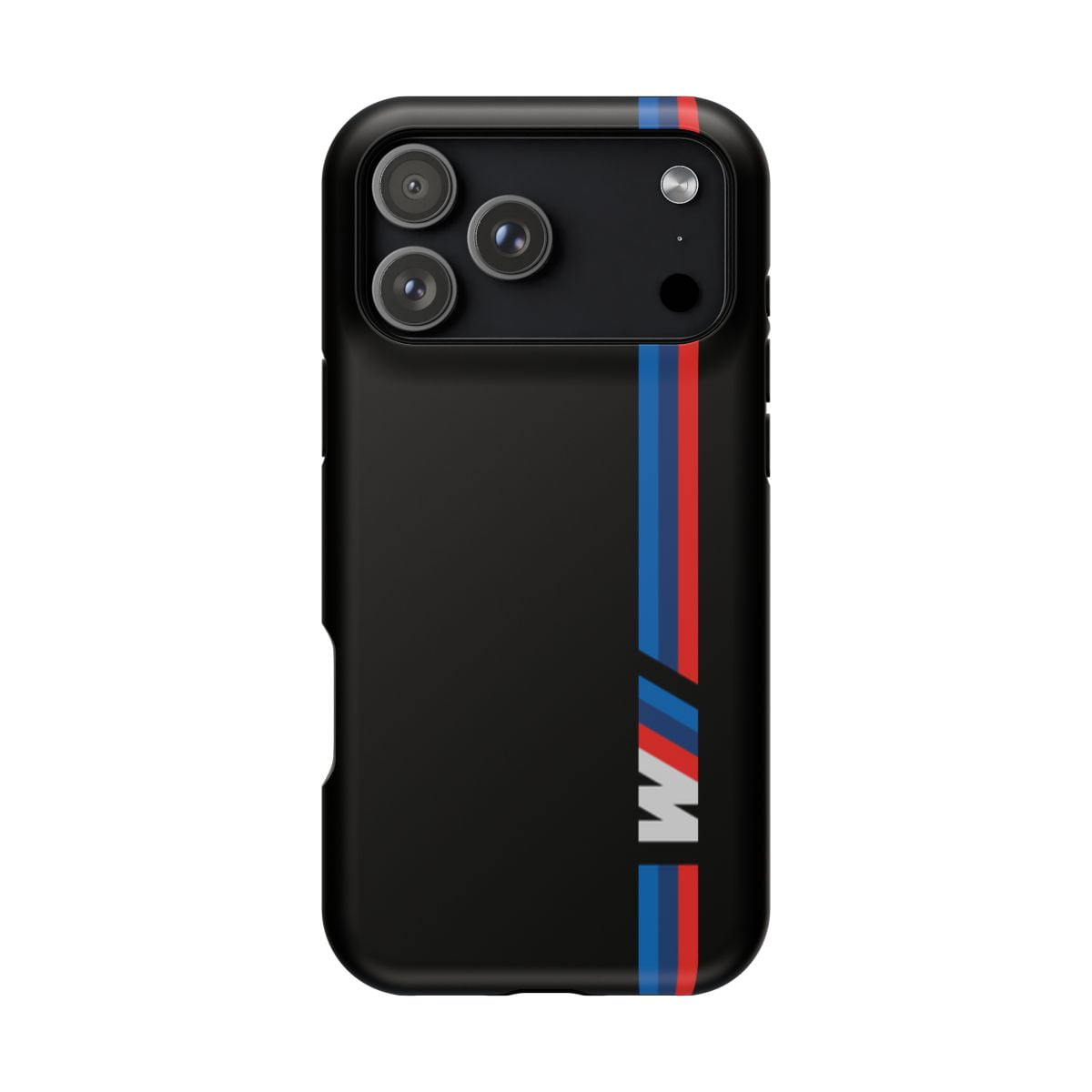 iPhone MagSafe Tough Case M Performance Tri Color Stripe Racing Design BMW - iPhone 17 Pro Max / Matte