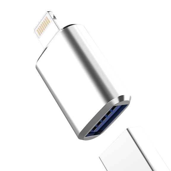 for iPhone OTG Adapter Lightning Male to USB Female Data Sync for Apple 13 12 11 Pro Max Mini Xr X Xs 8 7 Se Plus for iPad Air Camera Card Reader Mouse Keyboard Hub MIDI Thunderbolt