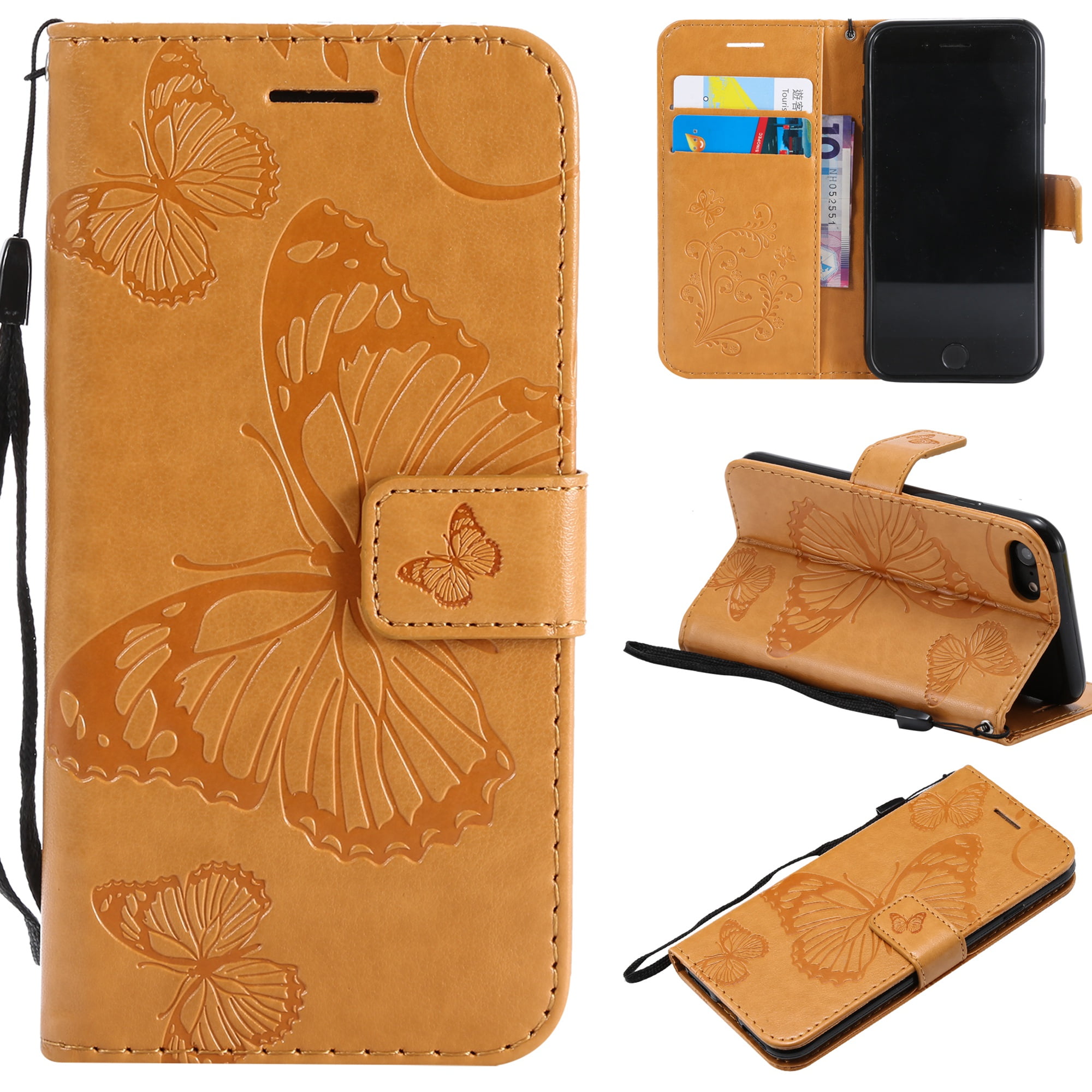 iPhone SE 2020 Case, iPhone 8 Wallet Case, iPhone 7 Case, Dteck 