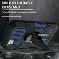 thumbnail image 1 of iPhone SE 2020 Case, Dual Layers [Combo Holster] And Built-In Kickstand Hybird Shockproof (Blue), 1 of 3
