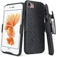 thumbnail image 1 of iPhone SE 3nd Generation Case 2022, iPhone SE 2020 Case, Holster Case, Shell & Holster Case with Built-in Kickstand, Swivel Belt Clip Holster for Apple iPhone SE 3rd Gen (2022) 8, 7, 6, 6s, 1 of 7