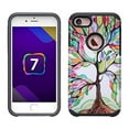 thumbnail image 1 of iPhone SE/8/7/6S/6 Case Slim Hybrid Dual Layer Case Cover [Shock/Impact Resistant] Case - Colorful Tree, 1 of 3