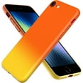 thumbnail image 1 of for iPhone SE Case 2022/3rd/2020,iPhone 8/7 Case, New Designed Slim Phone Case,[10 FT Military Grade Drop Protection], with Lens Protector,Gradient,Orange+yellow7-IP8g-01, 1 of 13