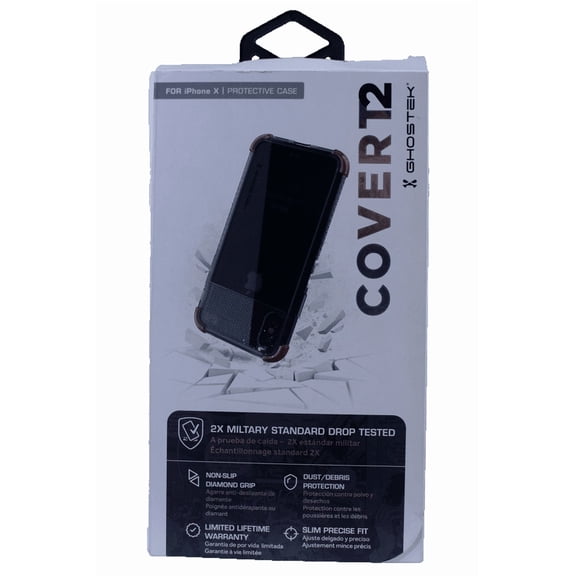 iPhone SE Clear Case for Apple iPhone 8 iPhone 7 Ghostek Covert (Orange)