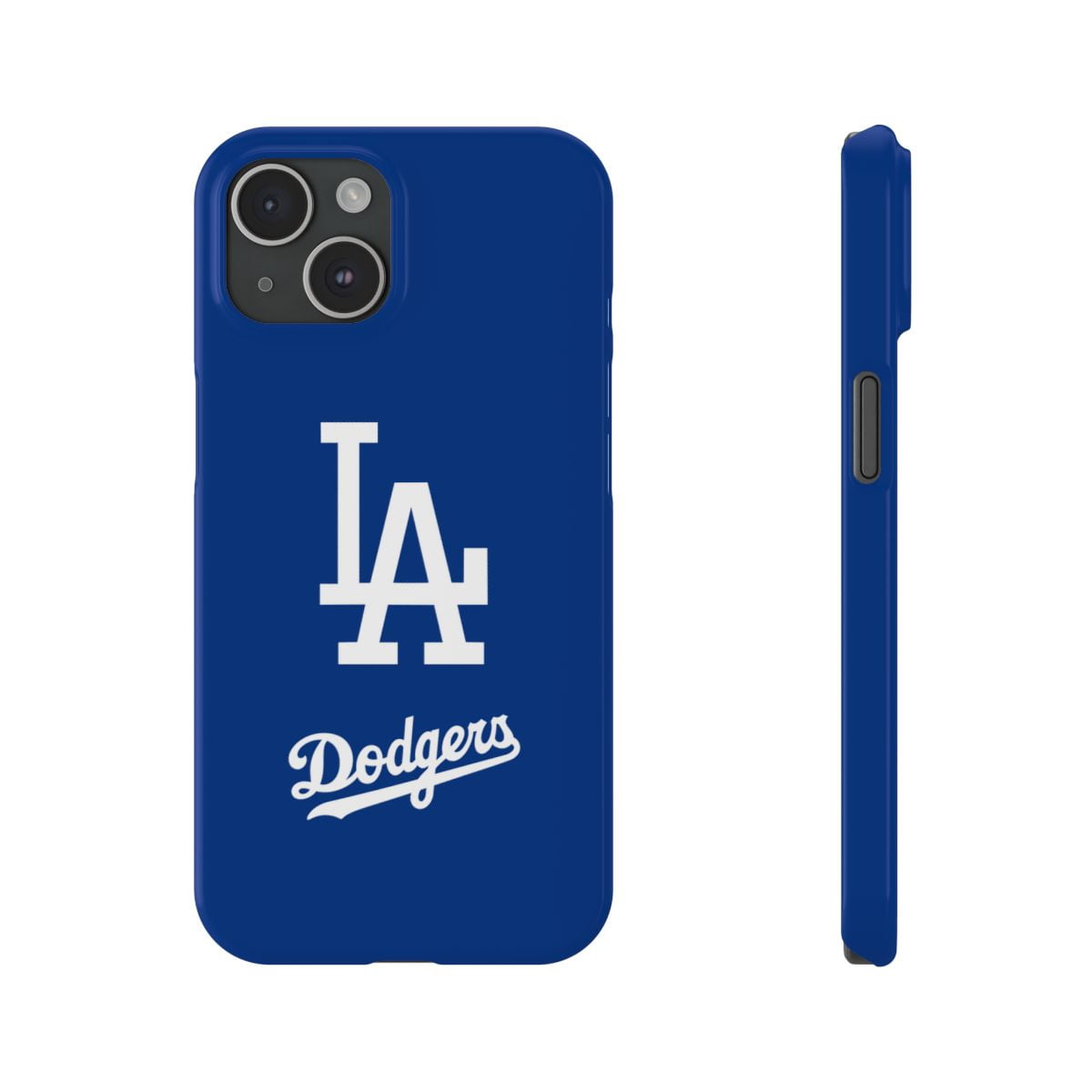 iPhone Slim Case Dodgers Logo Los Angeles American Baseball Blue