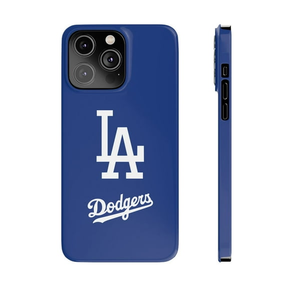 iPhone Slim Case Dodgers Logo Los Angeles American Baseball Blue - iPhone 14 Pro Max