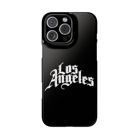 iPhone Slim Case Los Angeles City Edition Olde Classic Font Clippers - iPhone 16 Pro Max