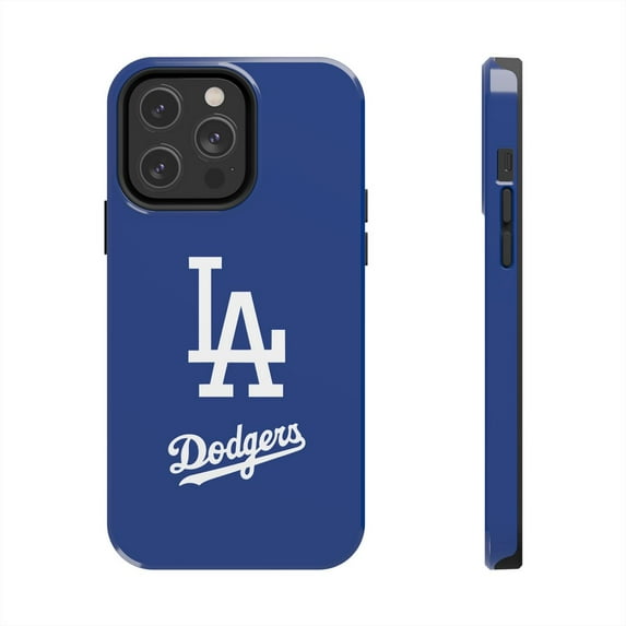 iPhone Tough Case - Dodgers Logo Los Angeles American Baseball Sports Fan - iPhone 14 Pro Max