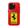 thumbnail image 1 of iPhone Tough Case - Ferrari Racing Red Inspired Design Exotic Supercar Fan - iPhone 15 Pro, 1 of 6