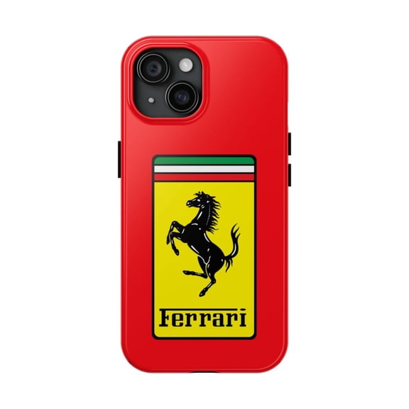 iPhone Tough Case - Ferrari Racing Red Inspired Design Exotic Supercar Fan - iPhone 15