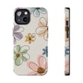 thumbnail image 1 of iPhone Tough Case - Floral Flowers Pink Flat Boho Blooming Botanical Pink  - iPhone 13, 1 of 6