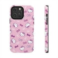 thumbnail image 1 of iPhone Tough Case Hello Kitty Pink Bowtie All Over Pattern Cute Kawaii - iPhone 14 Pro Max, 1 of 5