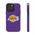 thumbnail image 1 of iPhone Tough Case - LA Lakers Purple Los Angeles Basketball Protective Case, 1 of 5
