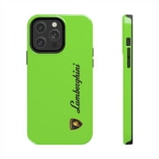 iPhone Tough Case - Lamborghini Aventador Green Inspired Design Super Car - iPhone 14 Pro Max