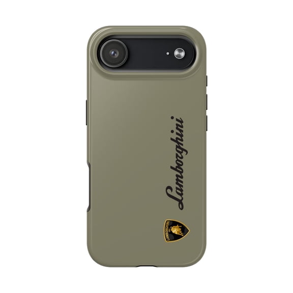 iPhone Tough Case - Lamborghini Huracan Olive Green Inspired Design Exotic - iPhone 17 Air