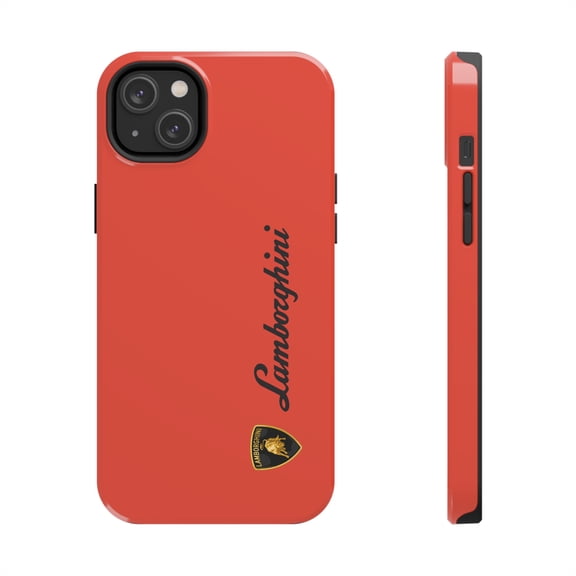 iPhone Tough Case - Lamborghini Revuelto Orange Inspired Design Exotic Car