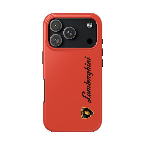 iPhone Tough Case - Lamborghini Revuelto Orange Inspired Design Supercar - iPhone 17 Pro