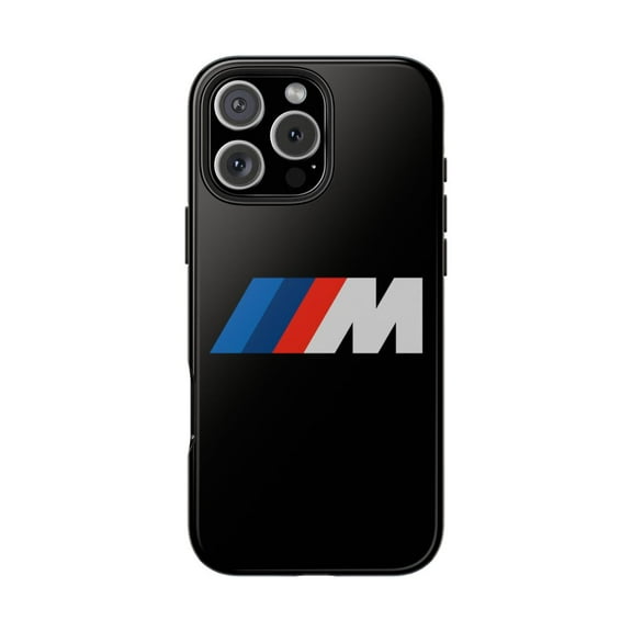 iPhone Tough Case - M Performance Stripe Racing Inspired Design BMW - iPhone 16 Pro Max