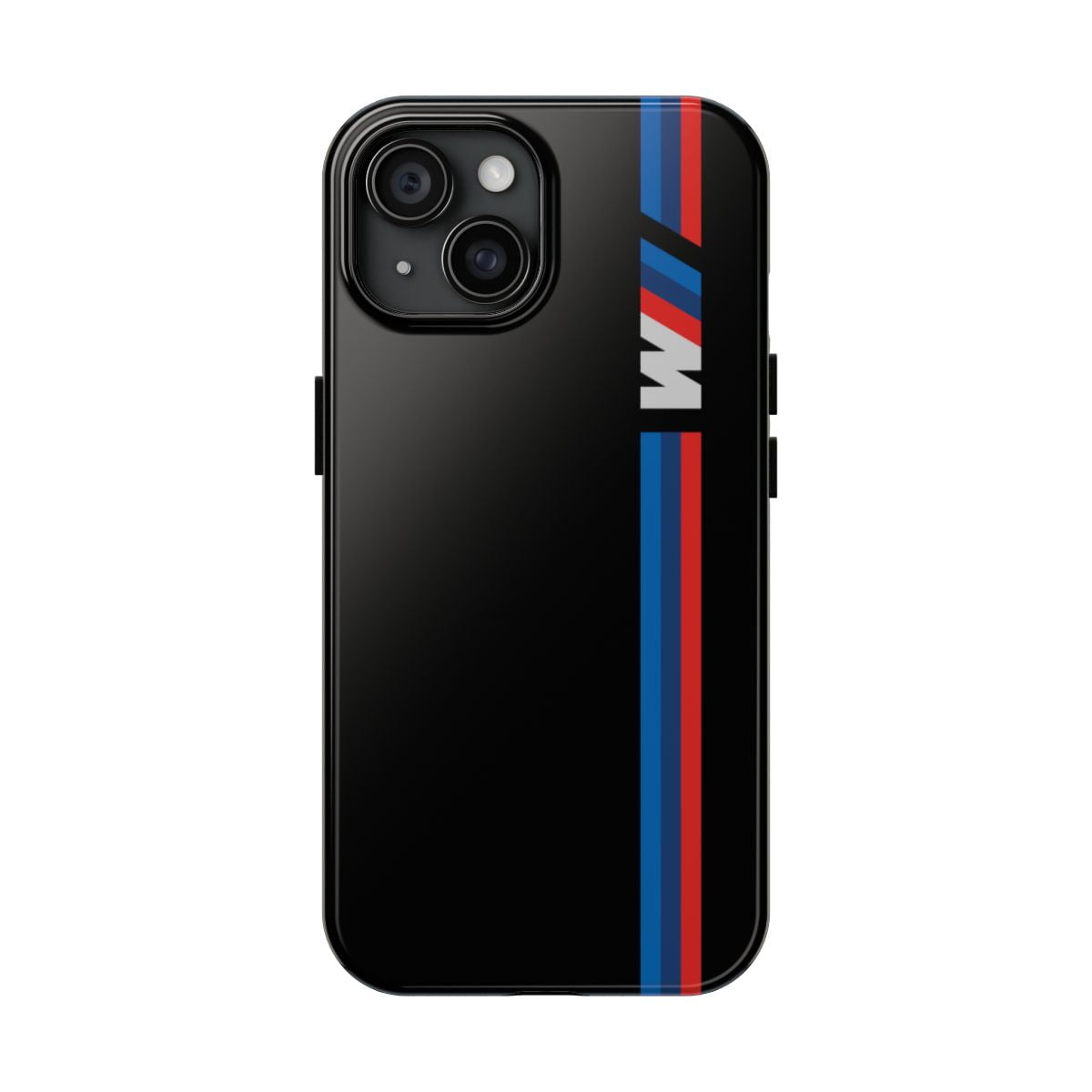 iPhone Tough Case - M Performance TriColor Stripe Design BMW Racing Car V - iPhone 15