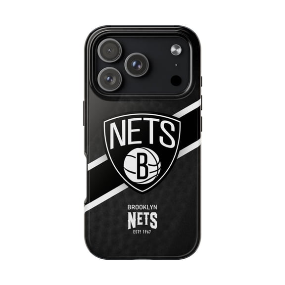iPhone Tough Case - Nets Brooklyn New York Basketball Home Fan Classic Irving Durant Logo - iPhone 17 Pro