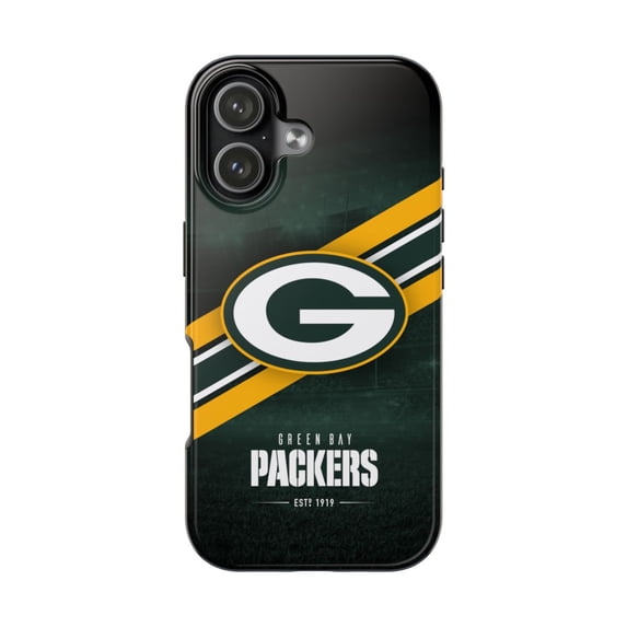 iPhone Tough Case - Packers Green Wisconsin Bay Football Logo Helmet - iPhone 17