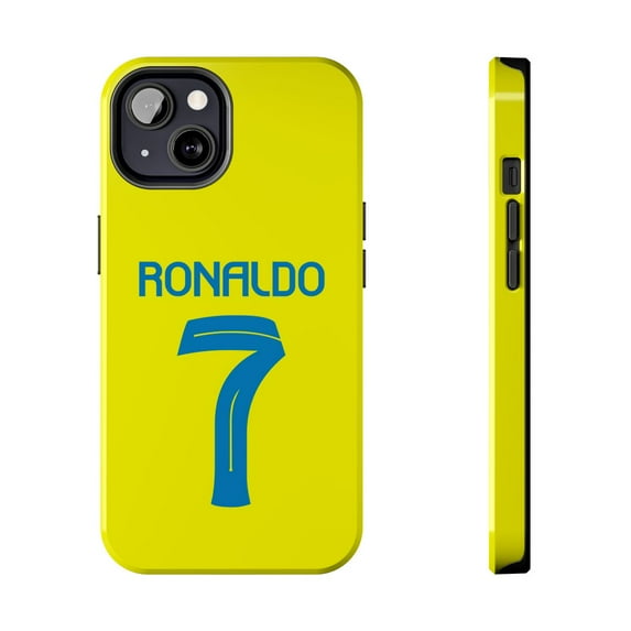 iPhone Tough Case - Ronaldo 7 Nassr Home Football Soccer Jersey Fan - iPhone 13