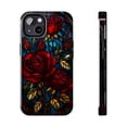 thumbnail image 1 of iPhone Tough Case - Rose Stained Glass Flower Beauty Beast Lovely Romance, 1 of 6