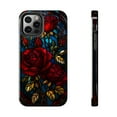 thumbnail image 1 of iPhone Tough Case - Rose Stained Glass Flower Beauty Beast Lovely Romance, 1 of 6