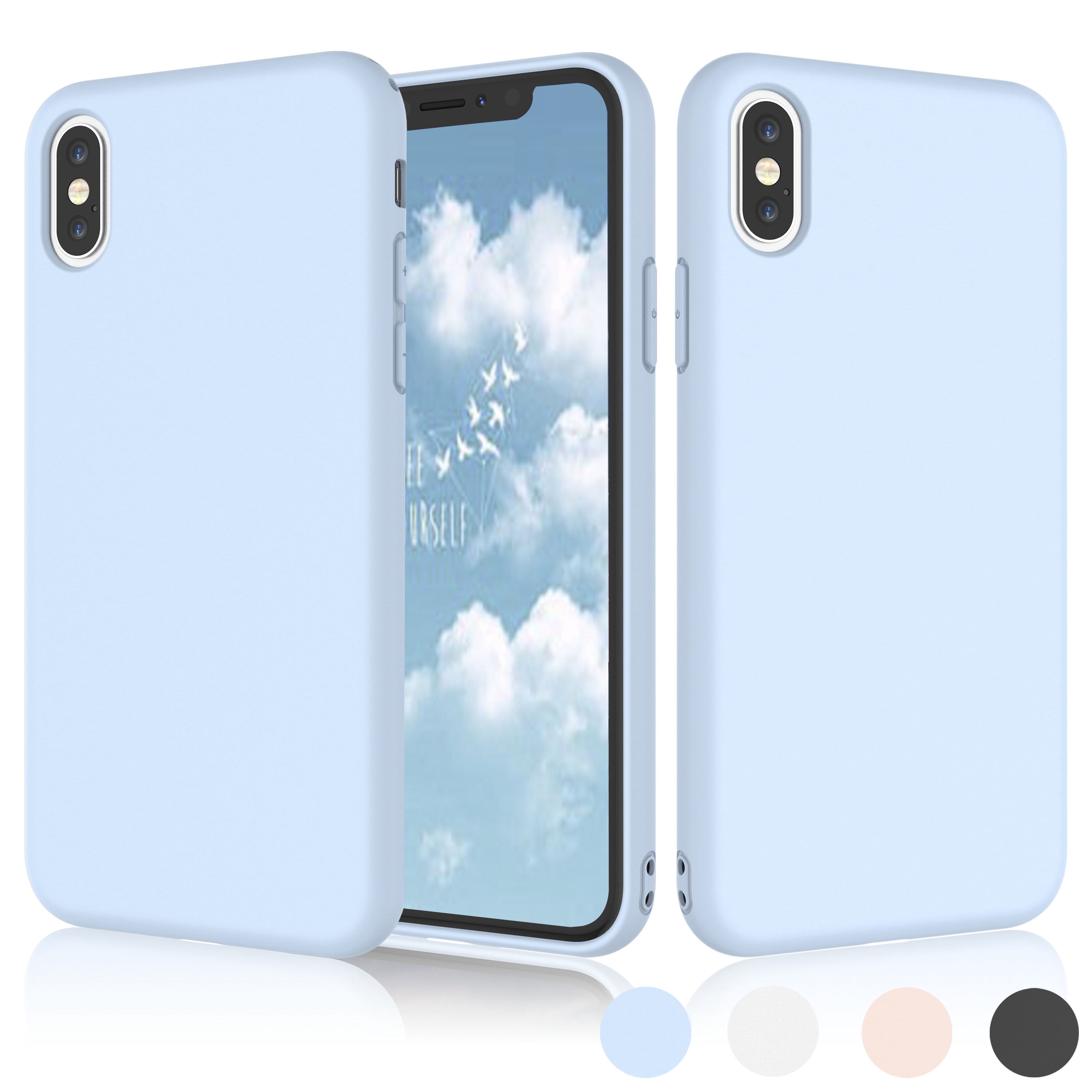 Njjex iPhone X Case, Slim Soft TPU Bumper, Matte Charming Colorful, 2017 Release -Black - Walmart.com Njjex iPhone X Case, Slim Soft TPU Bumper, Matte Charming Colorful, 2017 Release -Black - Walmart.com
