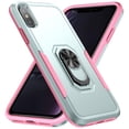 thumbnail image 1 of iPhone X Max Case, 360 Rotate Ring Stand Rugged Lightweight Slim Impact-Resistant Full Body Shockproof Protective Bumper Case For iPhone XS Max,Green + Pink, 1 of 8