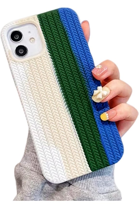 for iPhone X XS XR Max 7 8 Plus SE Case, Unique Personalized Fine Grain Silicone Phone Case, Comfortable Soft Inner Lining Non-Slip Grip Protector Cover(Colorful A,XS Max)