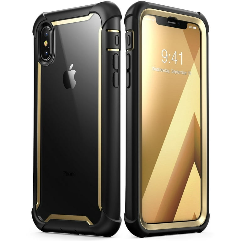 i-Blason Ares iPhone X Case, Full-Body Rugged Clear Bumper, Built