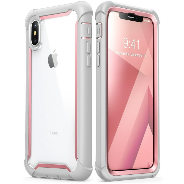 iPhone X case, i-Blason [Ares] Full-body Rugged Clear Bumper Case