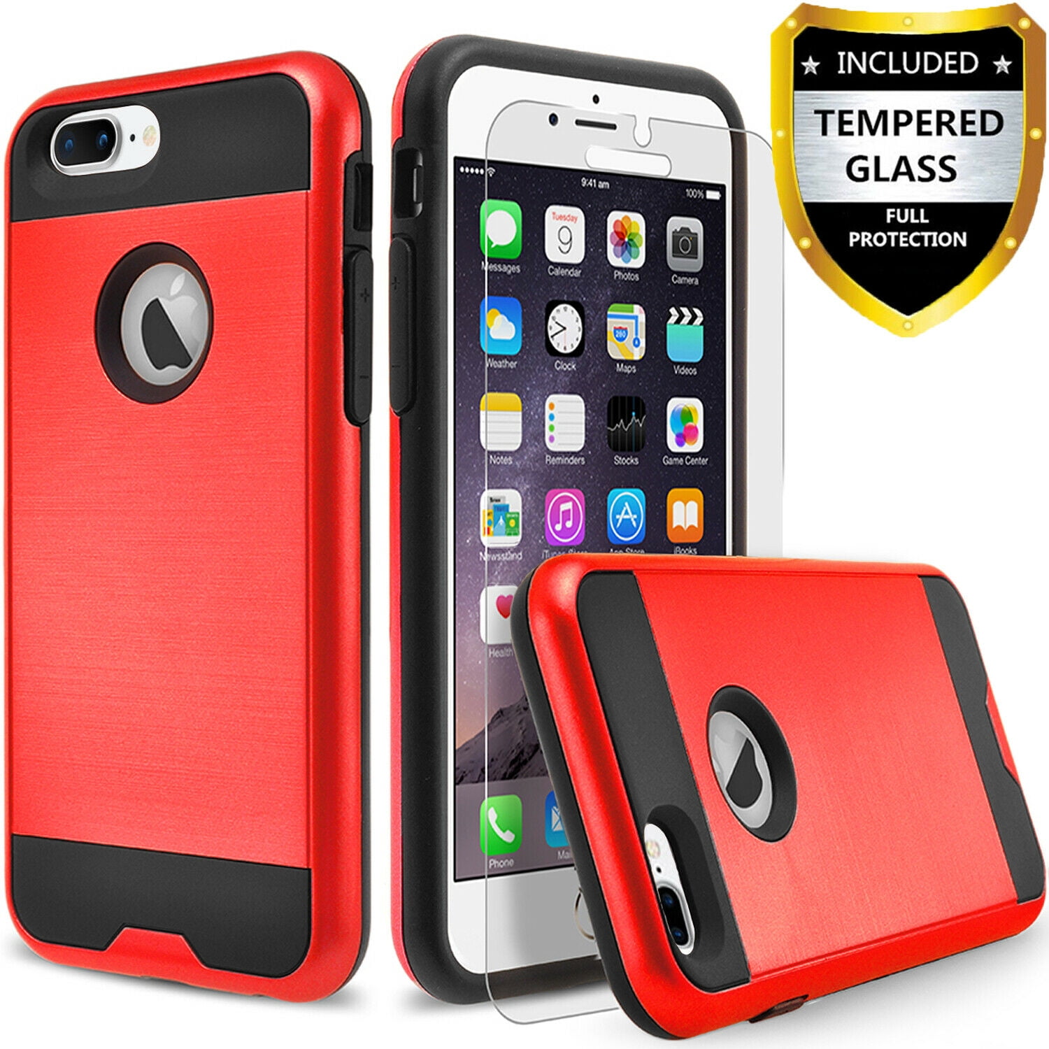 iPhoneアクセサリー XR HARD AND SOFT CASE iPhone XR Case, 2-Piece Style Hybrid Shockproof Hard Case Cover