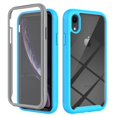 thumbnail image 1 of iPhone XR Case with Built in Screen Protector,Dteck Full-Body Shockproof Rubber Hybrid Protection Crystal Clear PC Back Protective Phone Case Cover for Apple iPhone XR,Blue, 1 of 3
