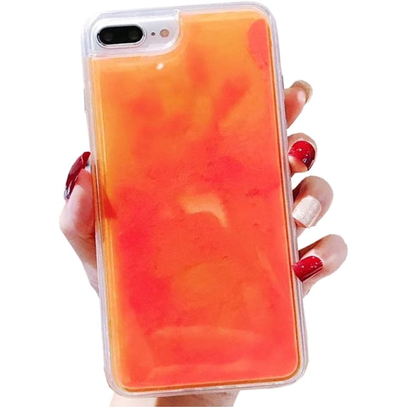 iPhone XR Case Soft TPU Fluorescent iPhone XR Cases Covers iPhone Case Luminous Glow Quicksand Drop Resistant Phone Case Shockproof Cover Hard Protective Case for Womens Mens Boys Girls