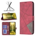 thumbnail image 1 of for iPhone XR Case Wallet Case with Card Holder [RFID Blocking] Magnetic Closure Folio Kickstand, Men's Retro Premium Shockproof PU Leather Flip Case Wallet for iPhone XR,Red, 1 of 5