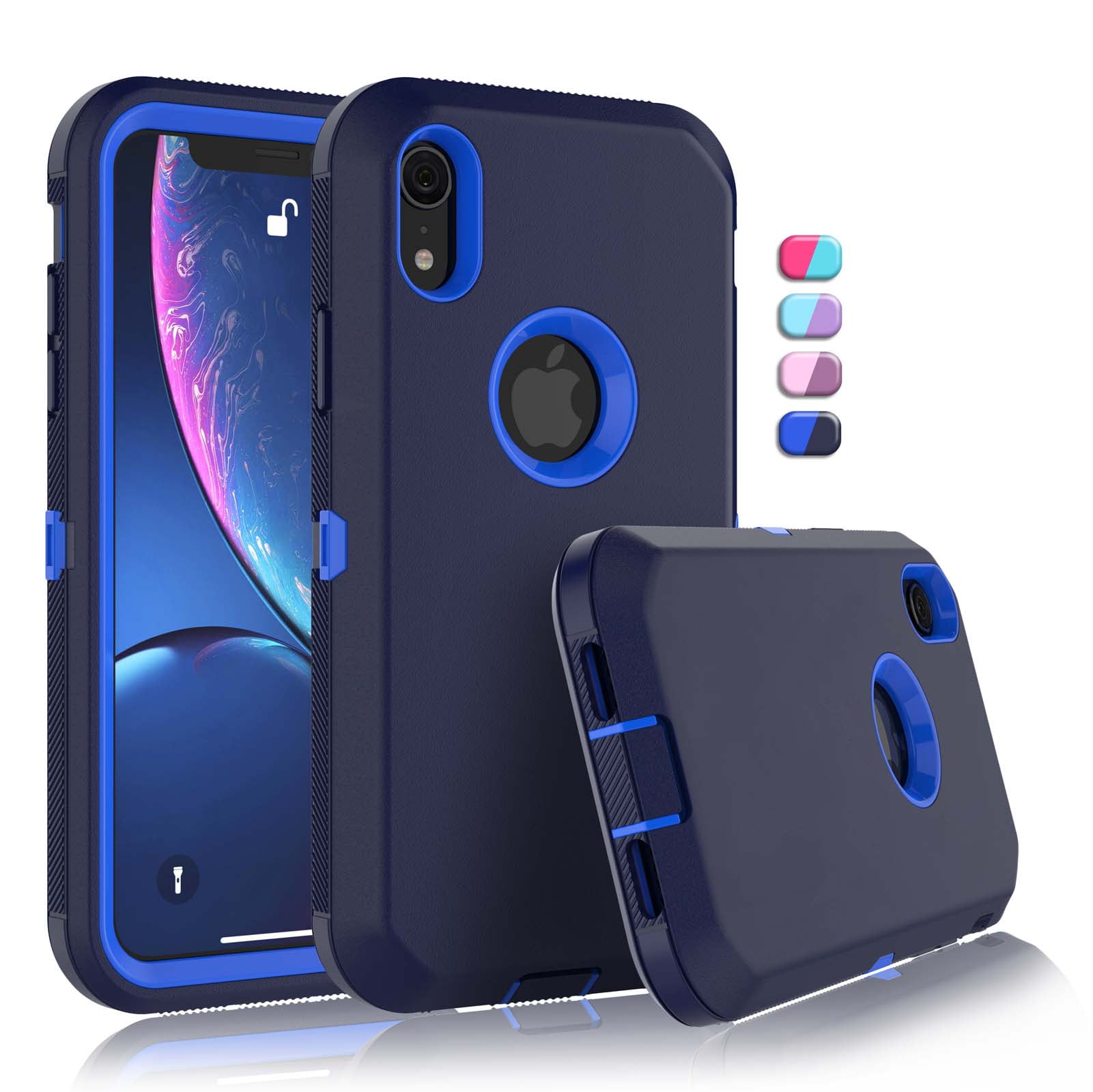 iPhone 11 Cases, Sturdy Phone Case for Apple iPhone 11 6.1, Tekcoo  Full-Body Shockproof Protection Heavy Duty Armor Hard Plastic & Shock  Absorption Rubber Rugged Bumper 3-in-1 Case Cover 