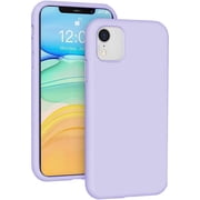 Entronix Silicone Case for iPhone XR, Soft-Touch & Slim Protective Cover, Purple