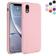 thumbnail image 1 of Entronix Silicone Soft Case Designed for iPhone XR Shockproof Durable Slim Fit (Light Pink), 1 of 5