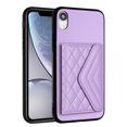 thumbnail image 1 of for iPhone XR Slim Case with Card Holders and Strap for Women, iPhone XR Phone Case Wallet PU Leather Kickstand RFID Blocking Flip Shockproof Wallet Case - Purple, 1 of 11