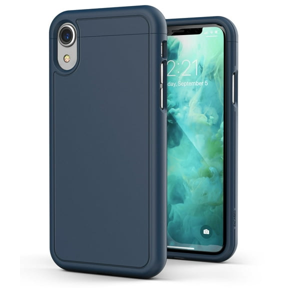iPhone XR Slim Case Ultra Thin Protective Grip Cover (Slimshield) -Navy Blue